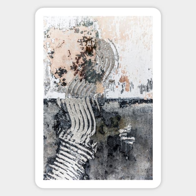 Abstract Industrial Painted Texture Sticker by textural